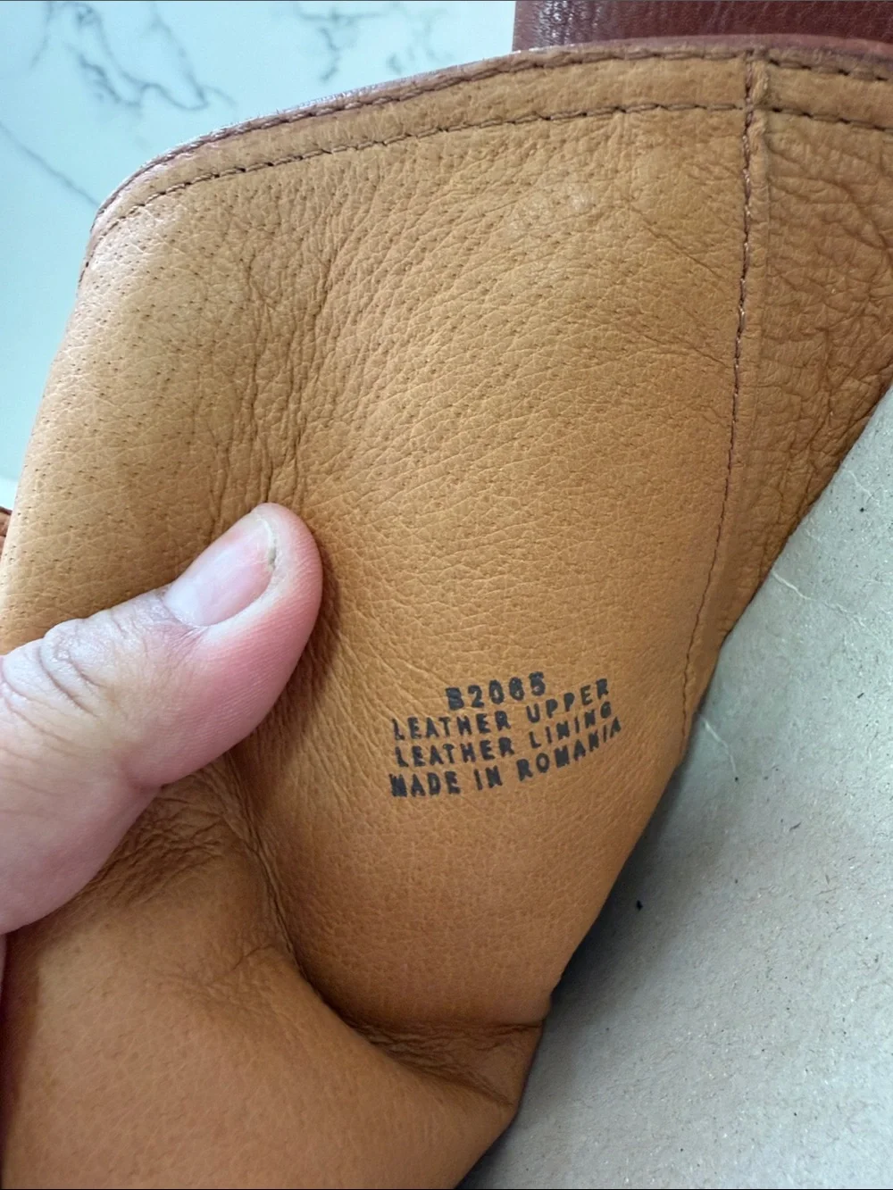 Madewell Cognac Leather Boots